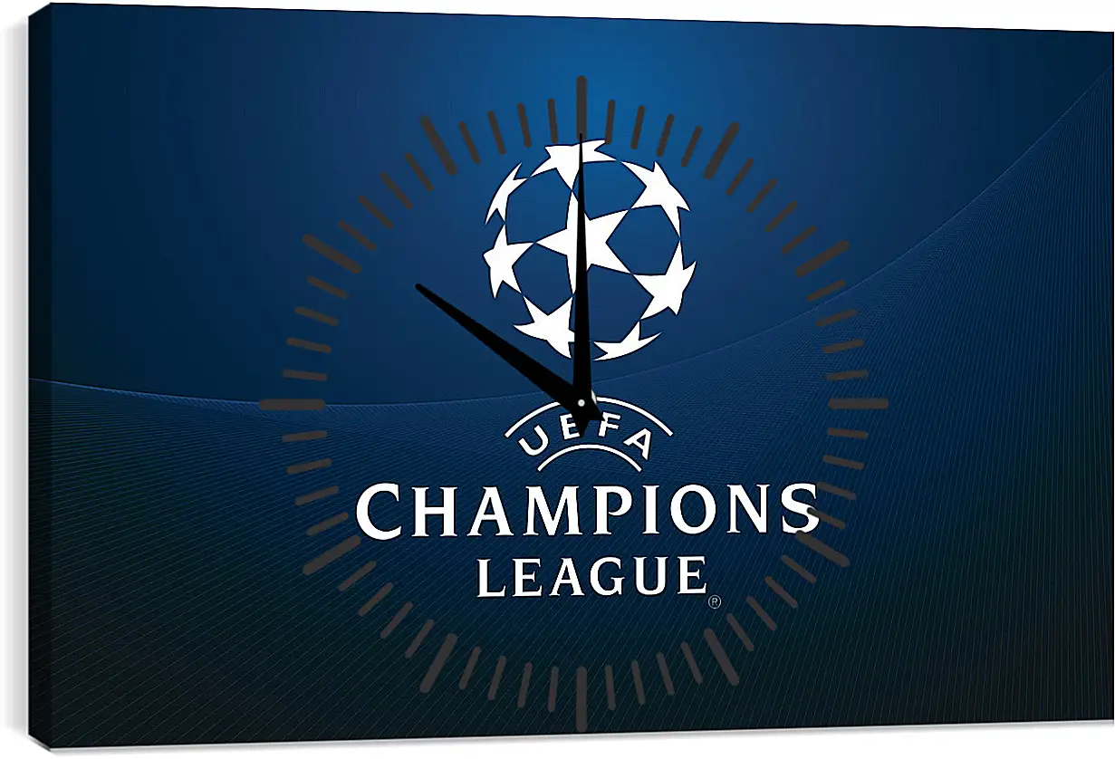 Часы картина - Champions League. Лига Чемпионов