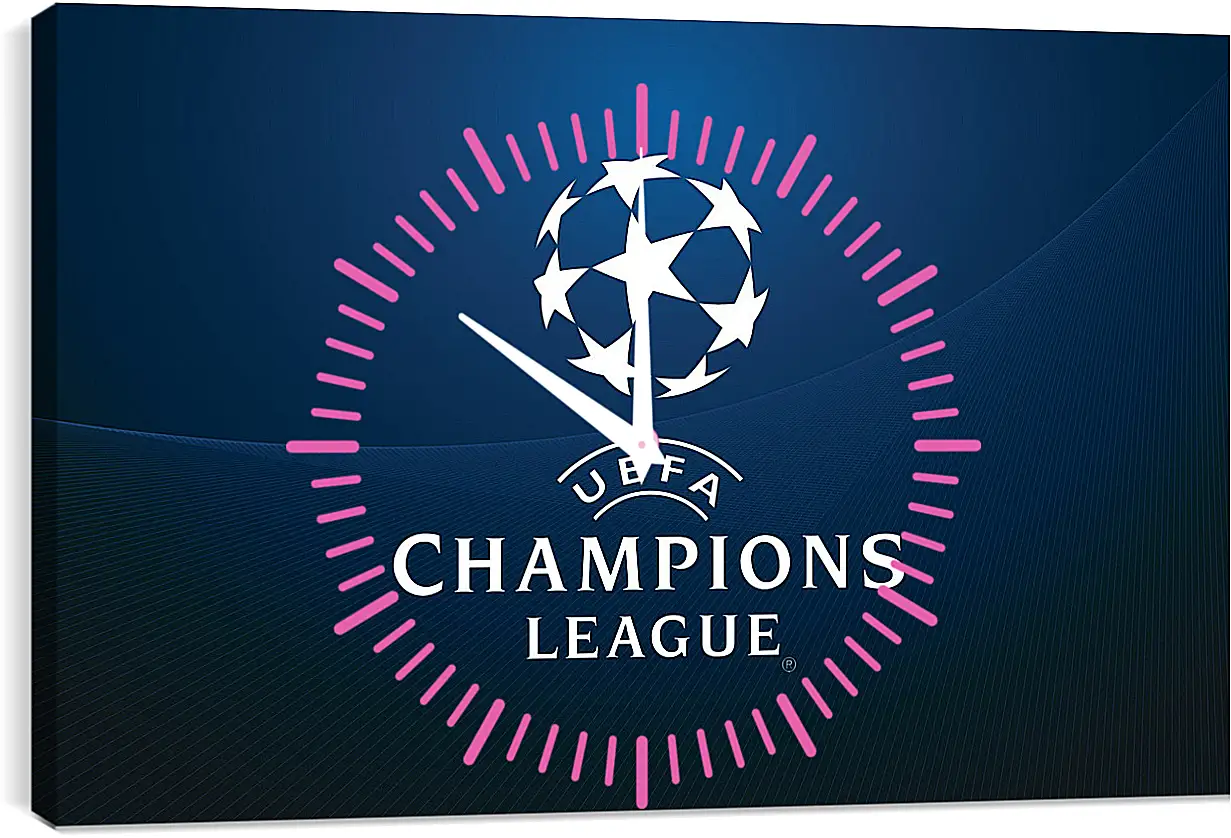 Часы картина - Champions League. Лига Чемпионов