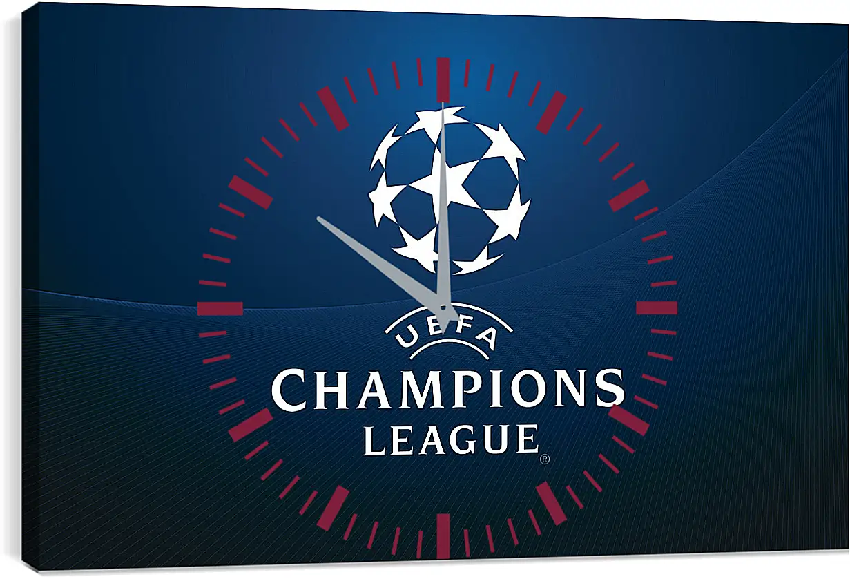 Часы картина - Champions League. Лига Чемпионов