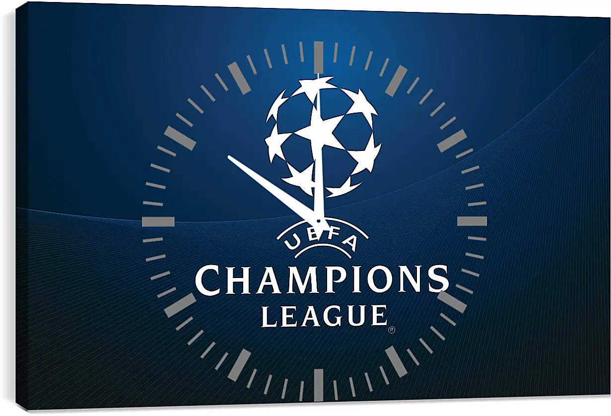 Часы картина - Champions League. Лига Чемпионов