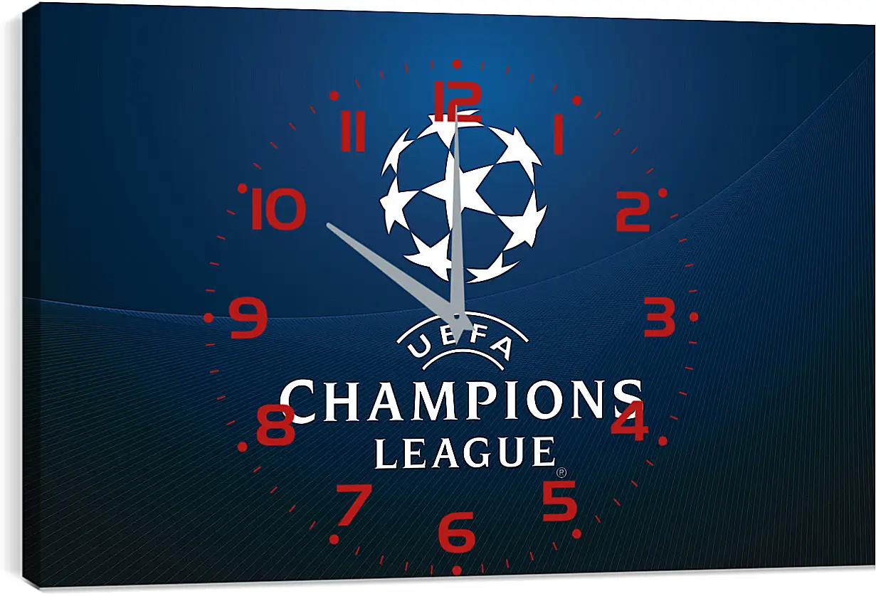 Часы картина - Champions League. Лига Чемпионов