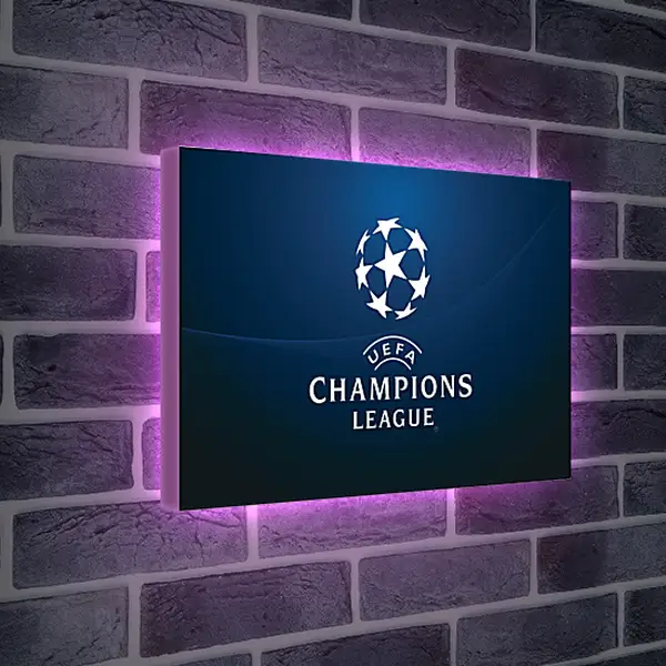 Лайтбокс световая панель - Champions League. Лига Чемпионов