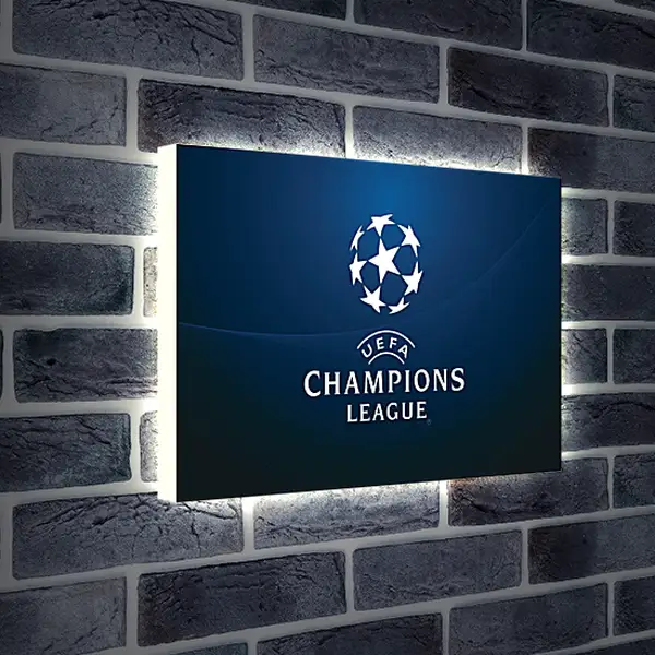 Лайтбокс световая панель - Champions League. Лига Чемпионов