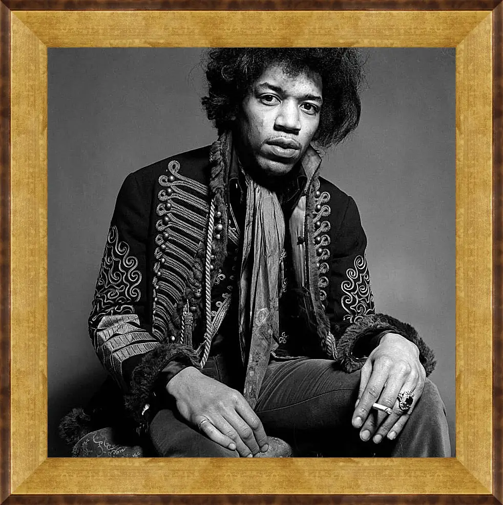 Картина в раме - Джими Хендрикс. Jimi Hendrix