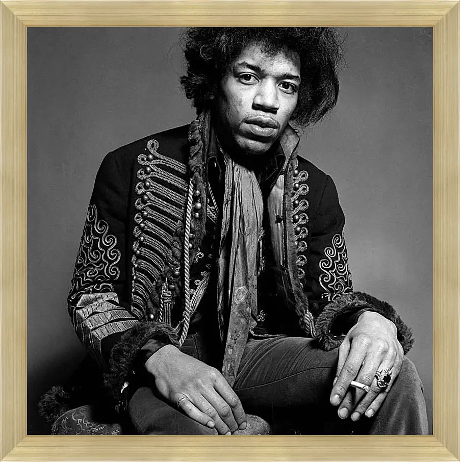 Картина в раме - Джими Хендрикс. Jimi Hendrix