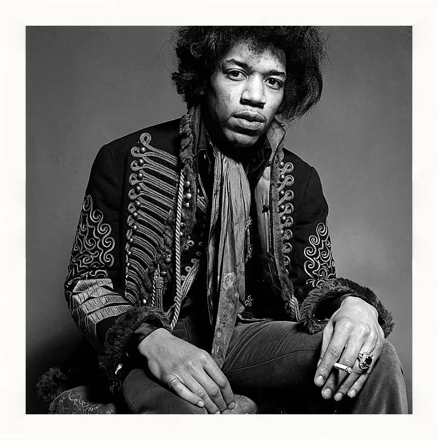 Картина в раме - Джими Хендрикс. Jimi Hendrix