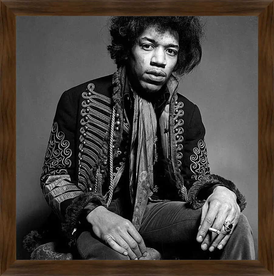 Картина в раме - Джими Хендрикс. Jimi Hendrix