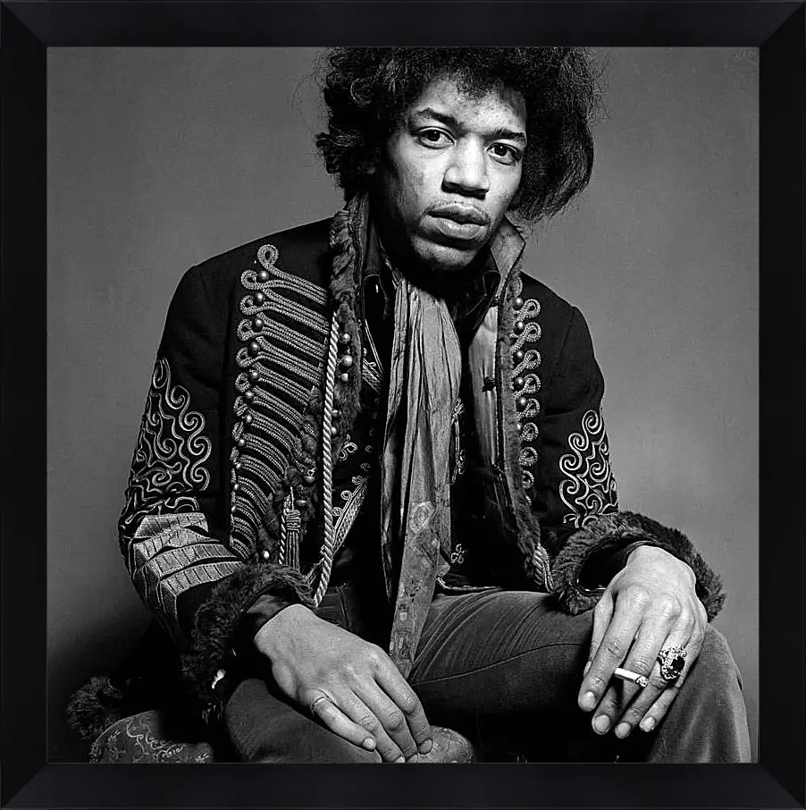 Картина в раме - Джими Хендрикс. Jimi Hendrix