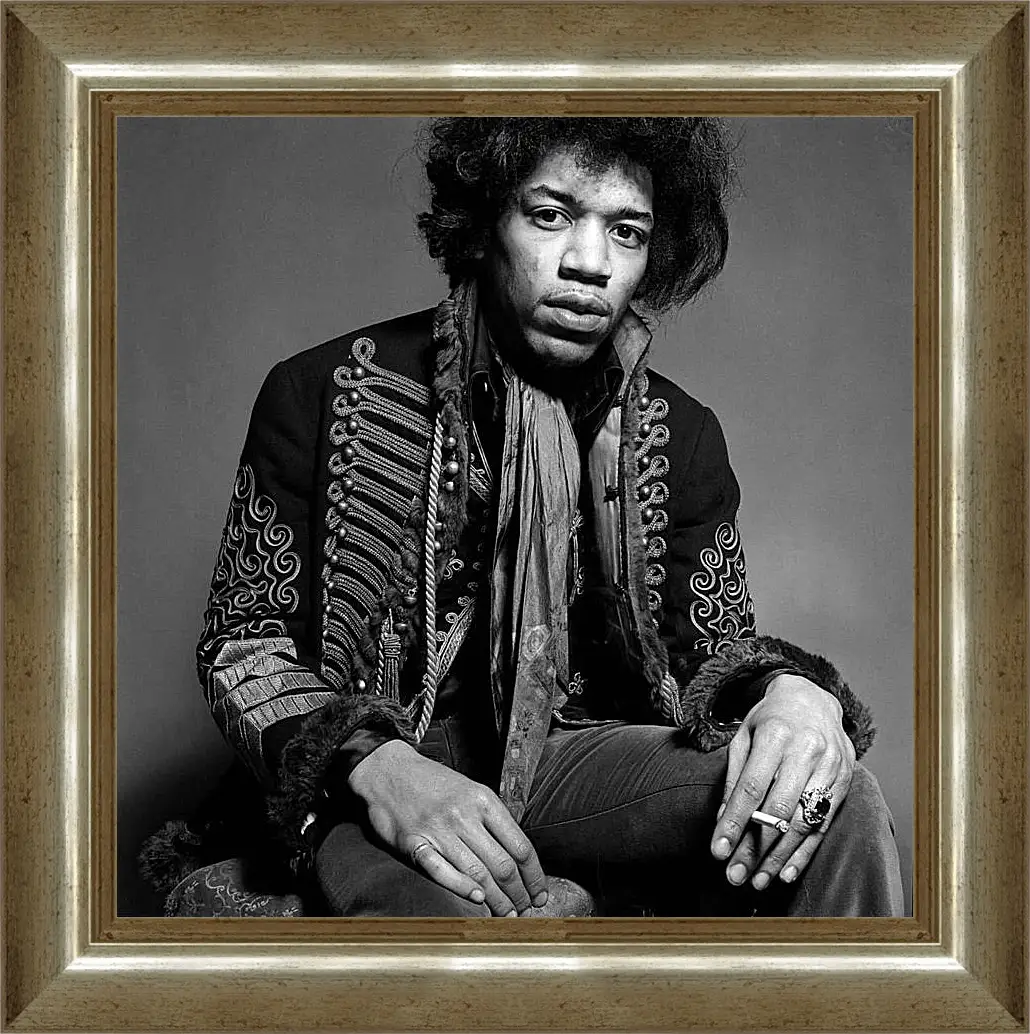 Картина в раме - Джими Хендрикс. Jimi Hendrix