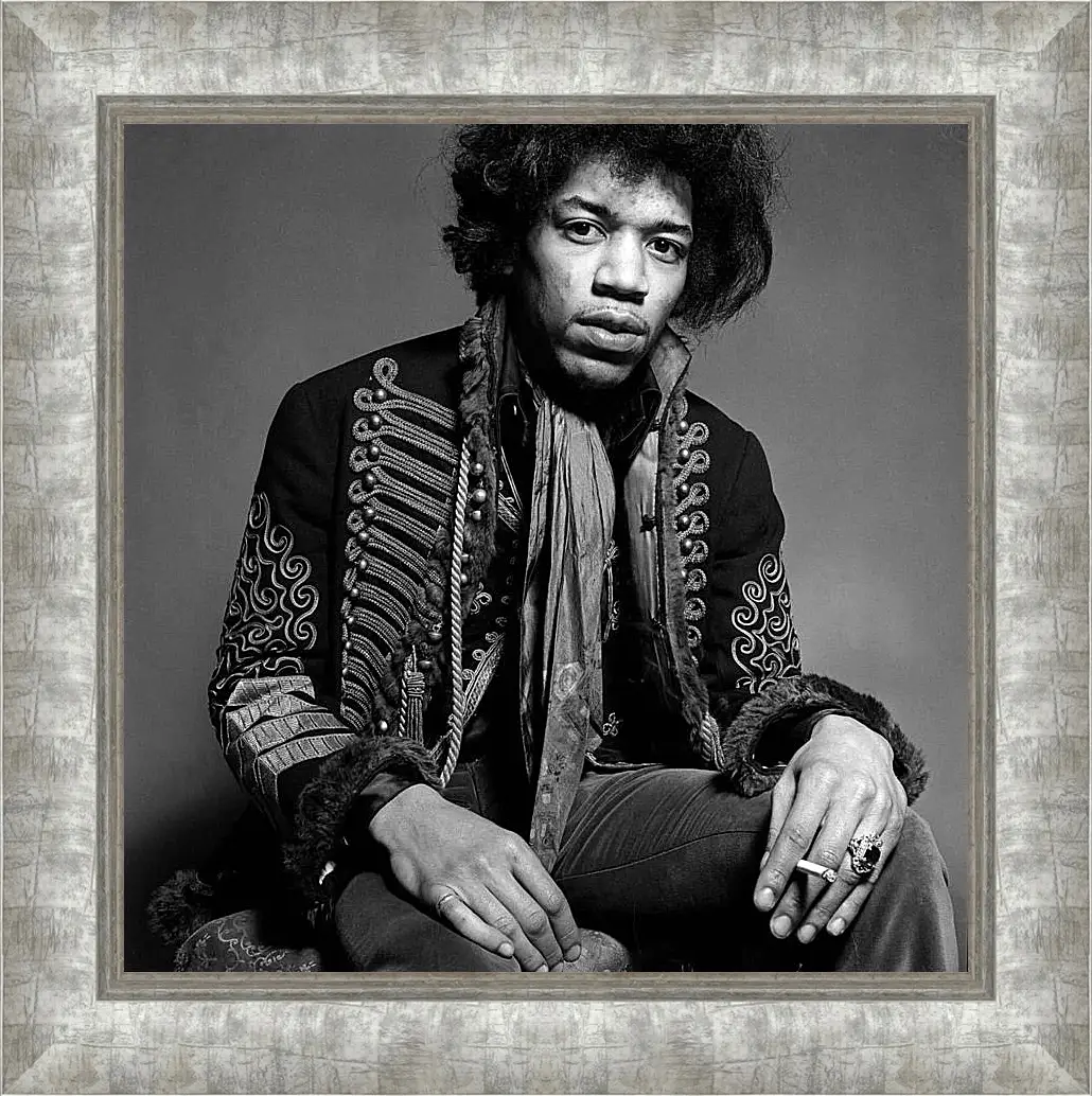 Картина в раме - Джими Хендрикс. Jimi Hendrix