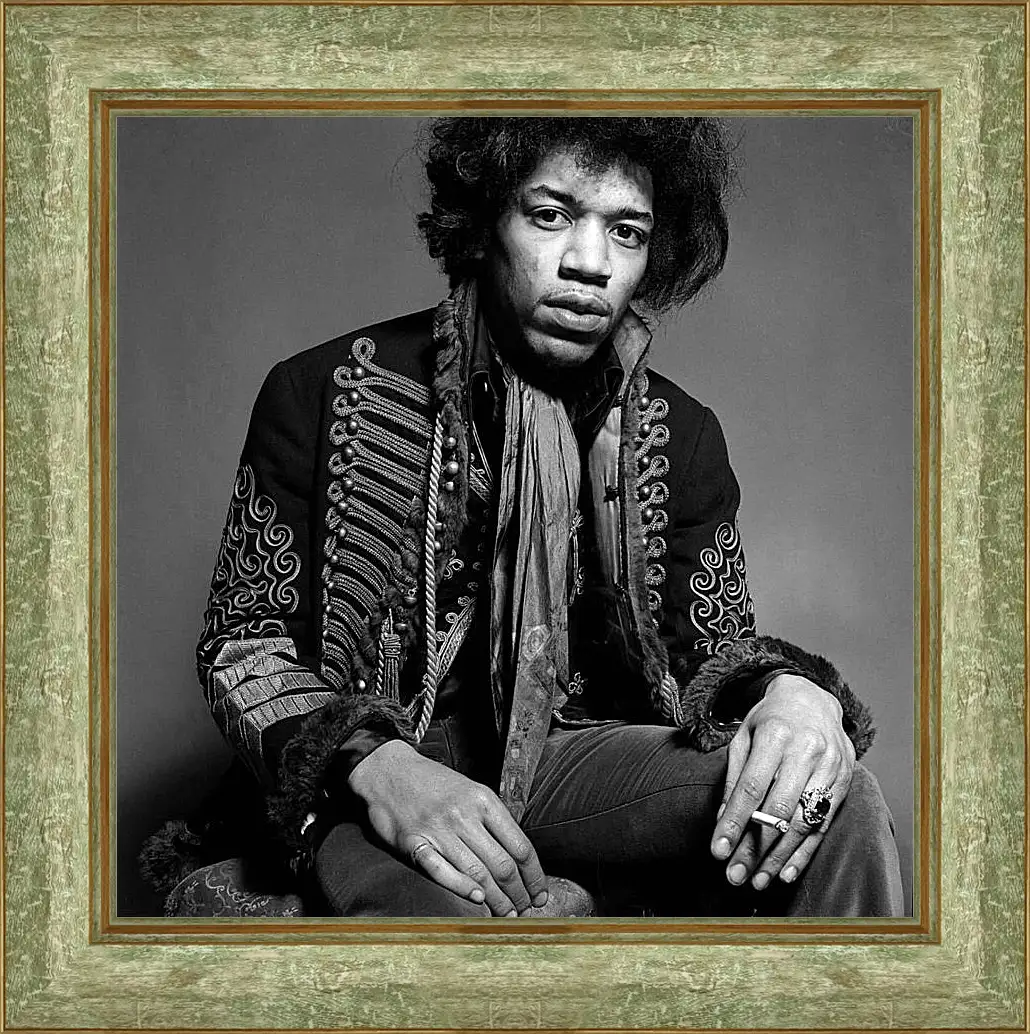 Картина в раме - Джими Хендрикс. Jimi Hendrix