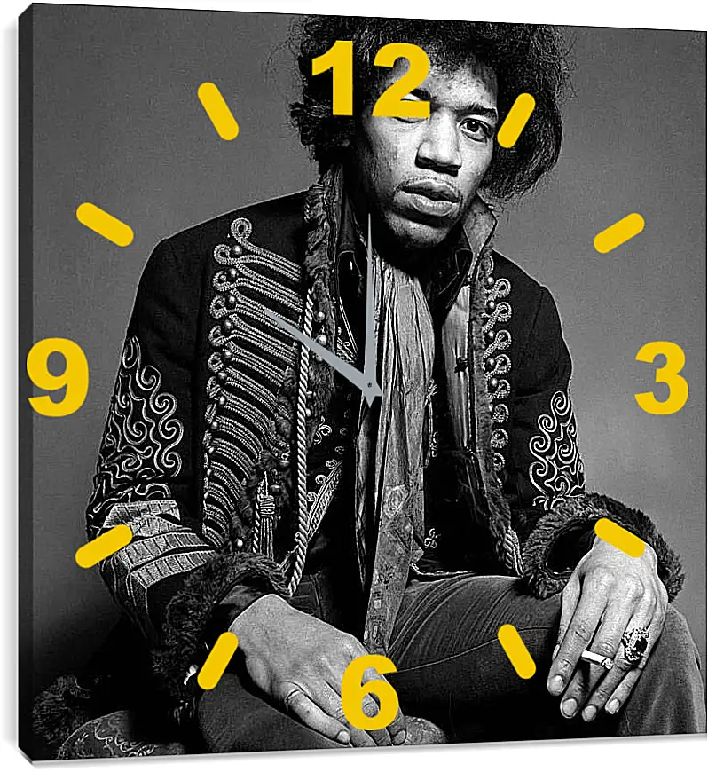 Часы картина - Джими Хендрикс. Jimi Hendrix