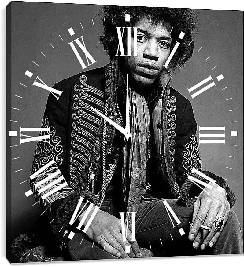 Часы картина - Джими Хендрикс. Jimi Hendrix