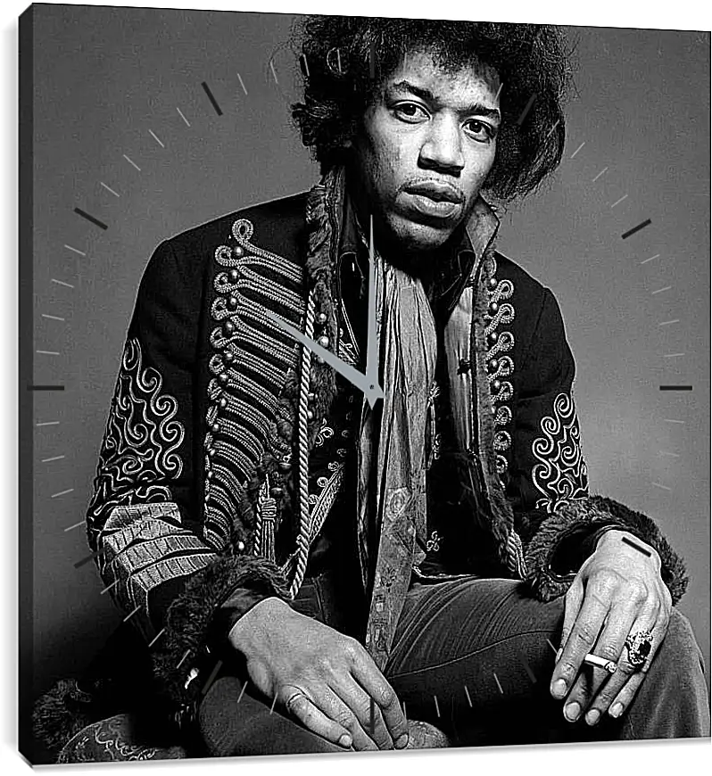 Часы картина - Джими Хендрикс. Jimi Hendrix