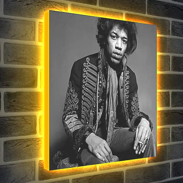 Лайтбокс световая панель - Джими Хендрикс. Jimi Hendrix