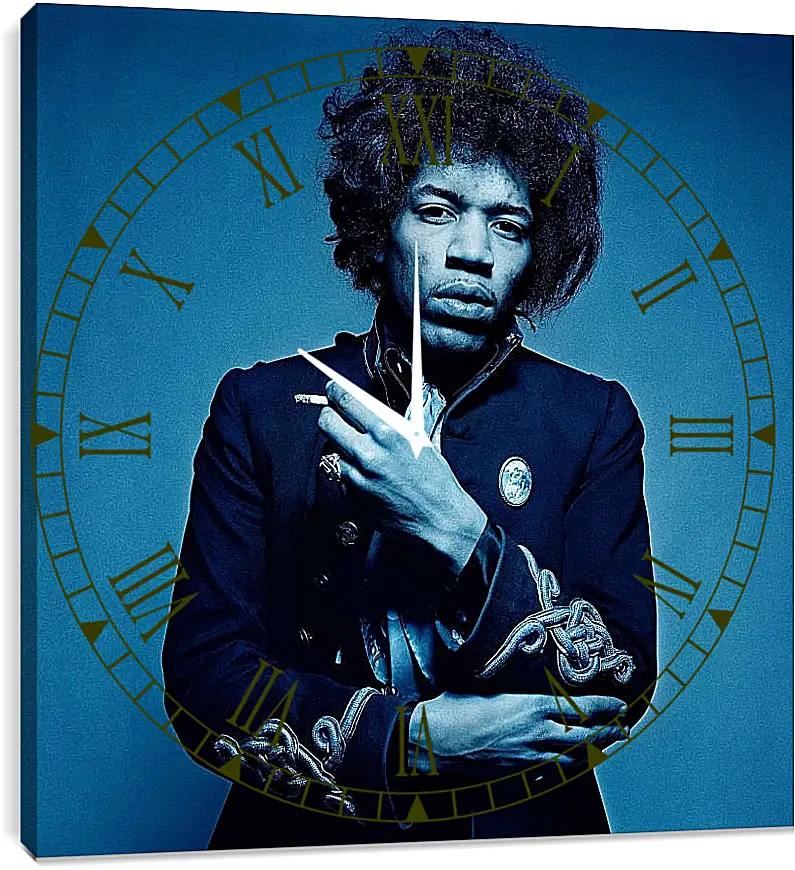 Часы картина - Джими Хендрикс. Jimi Hendrix