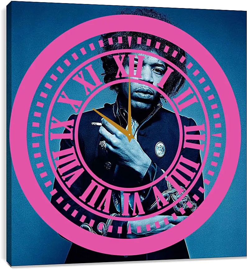 Часы картина - Джими Хендрикс. Jimi Hendrix