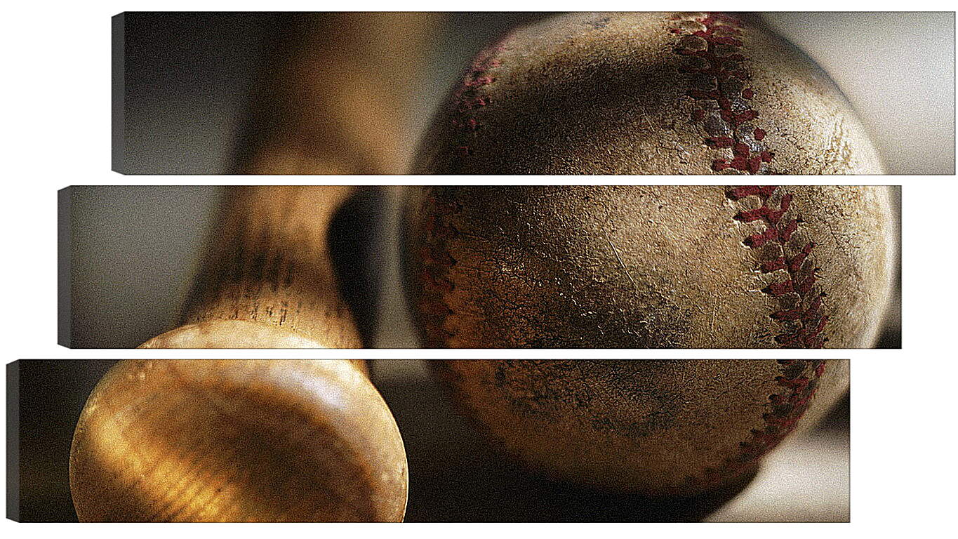 Модульная картина - Мяч. Бейсбол.