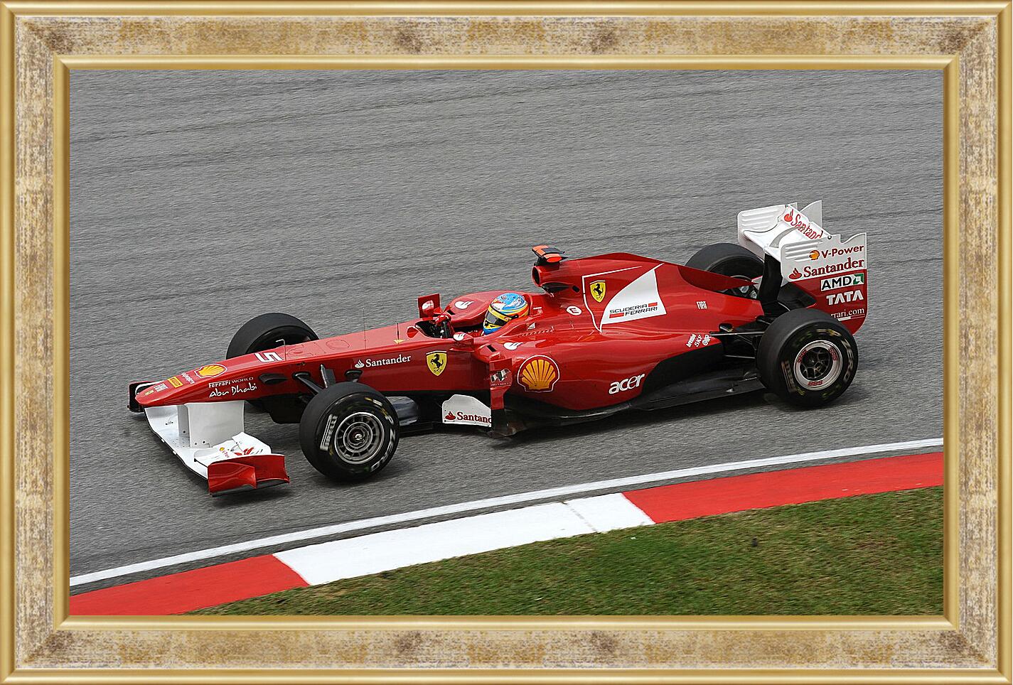 Картина в раме - Формула 1