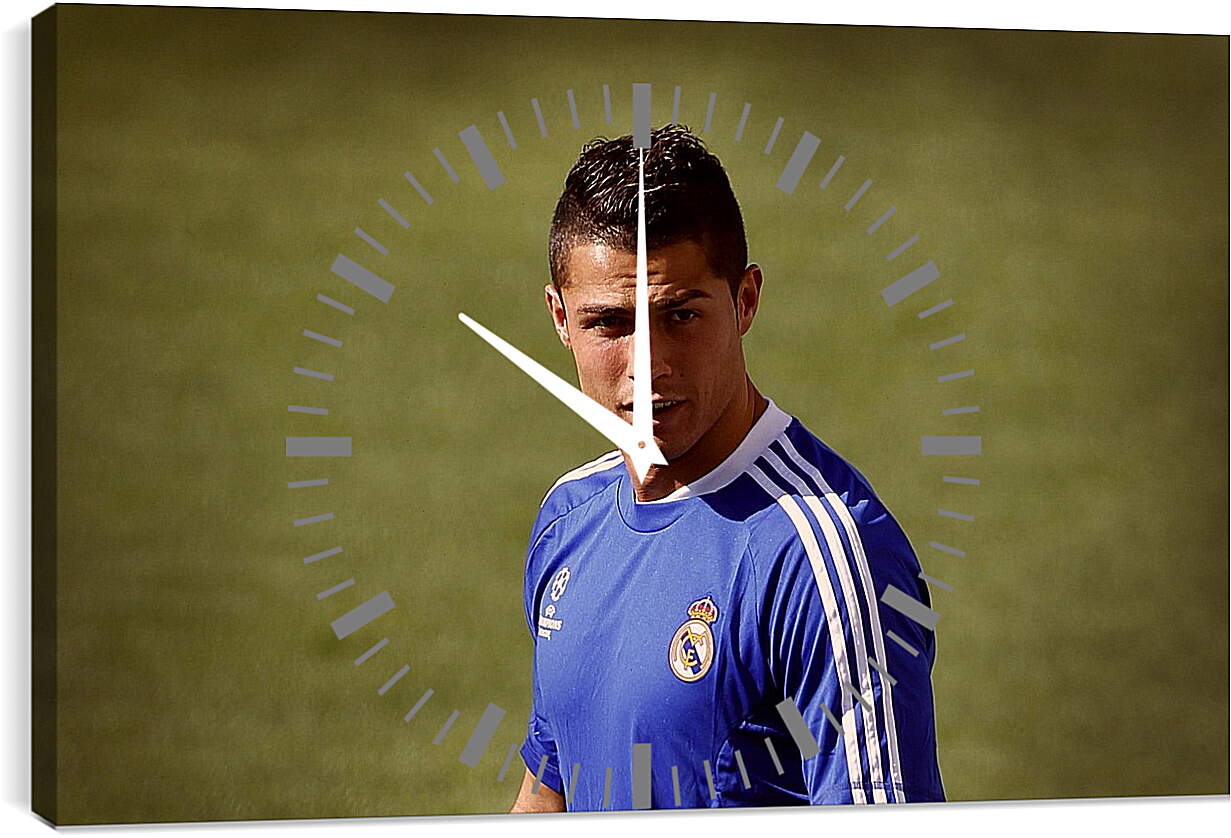 Часы картина - Криштиану Роналду. Реал Мадрид. (Cristiano Ronaldo)