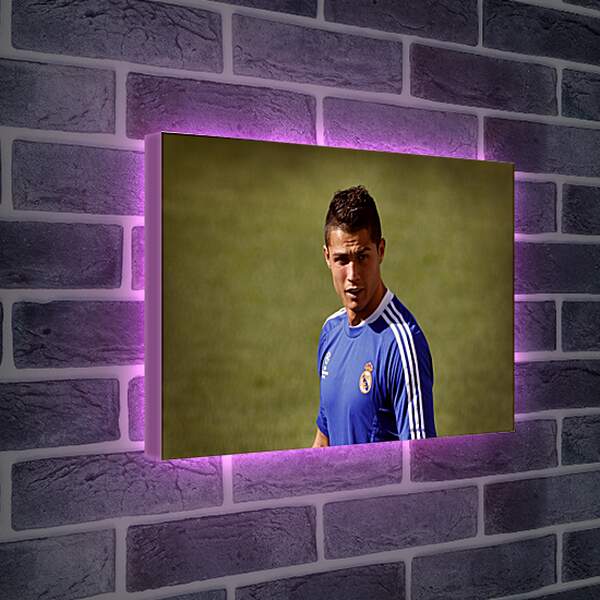 Лайтбокс световая панель - Криштиану Роналду. Реал Мадрид. (Cristiano Ronaldo)