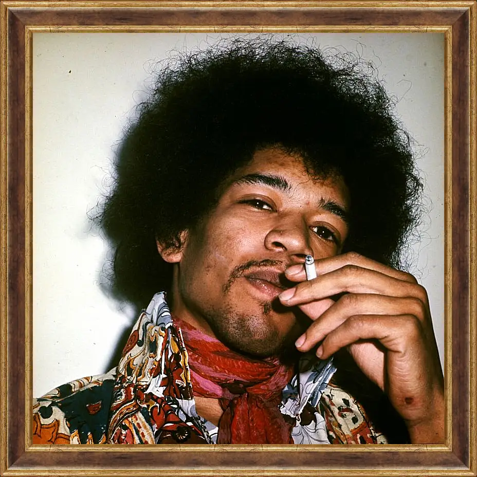 Картина в раме - Джими Хендрикс. Jimi Hendrix