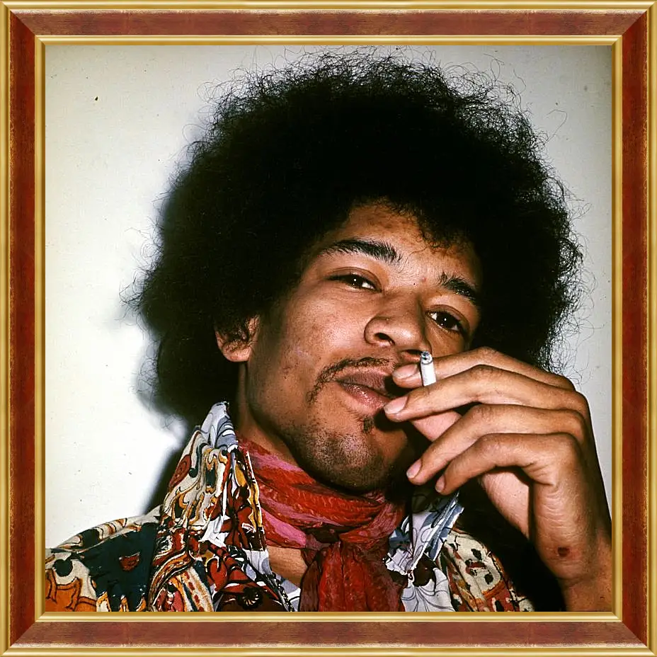 Картина в раме - Джими Хендрикс. Jimi Hendrix