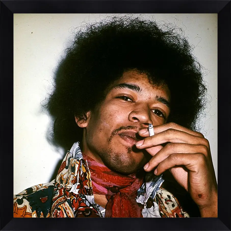 Картина в раме - Джими Хендрикс. Jimi Hendrix