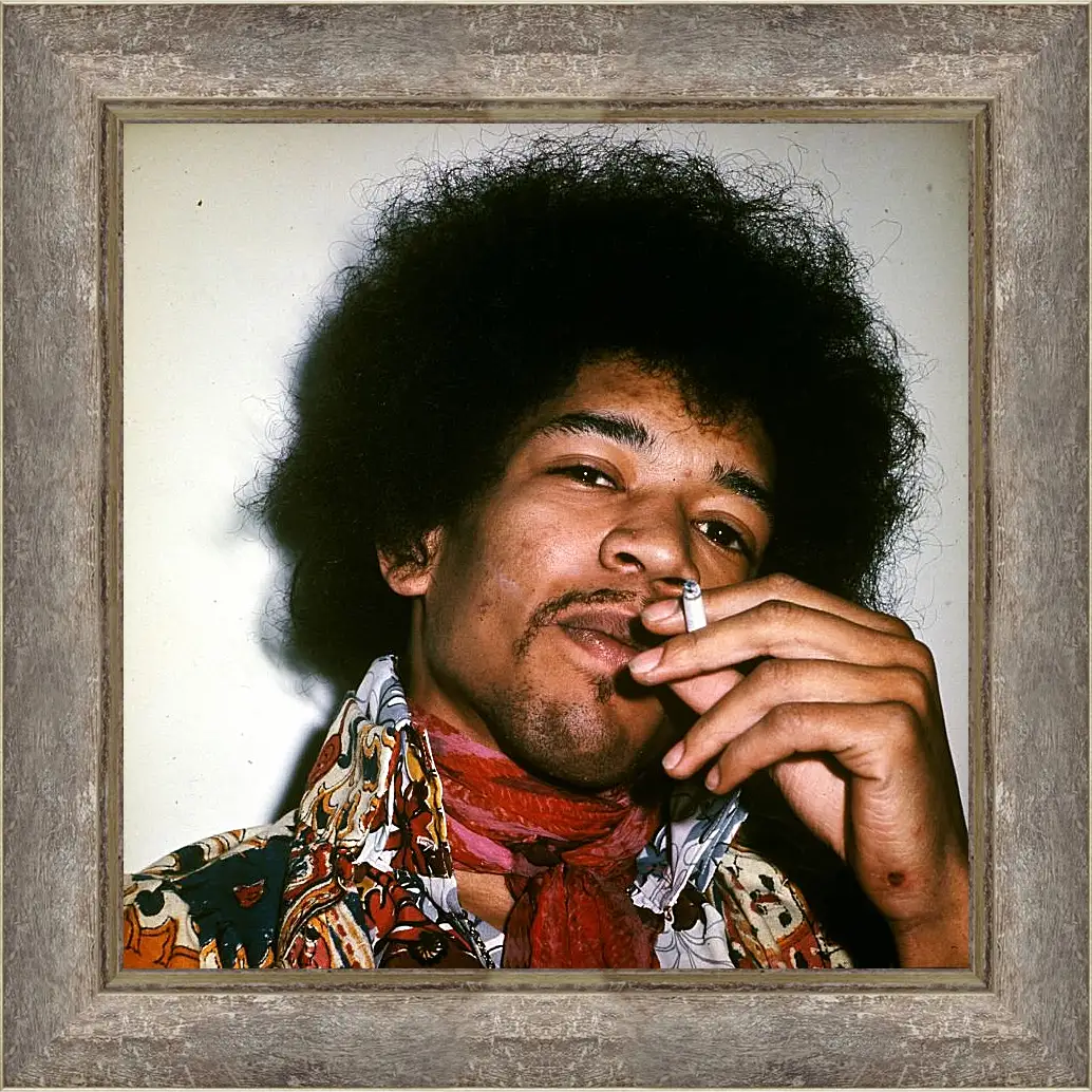 Картина в раме - Джими Хендрикс. Jimi Hendrix