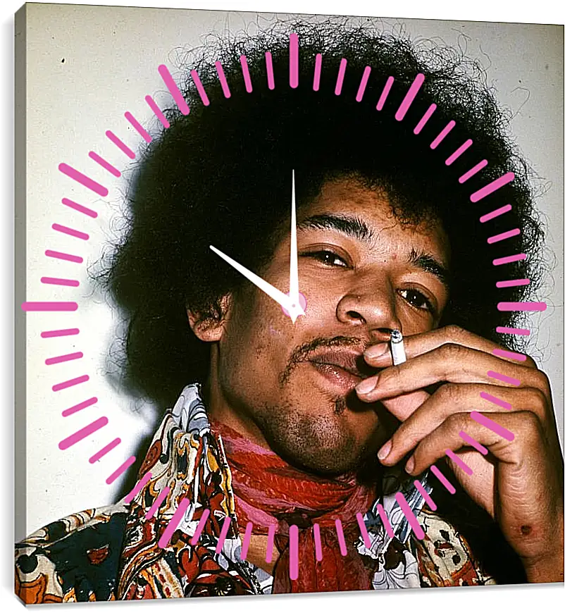 Часы картина - Джими Хендрикс. Jimi Hendrix