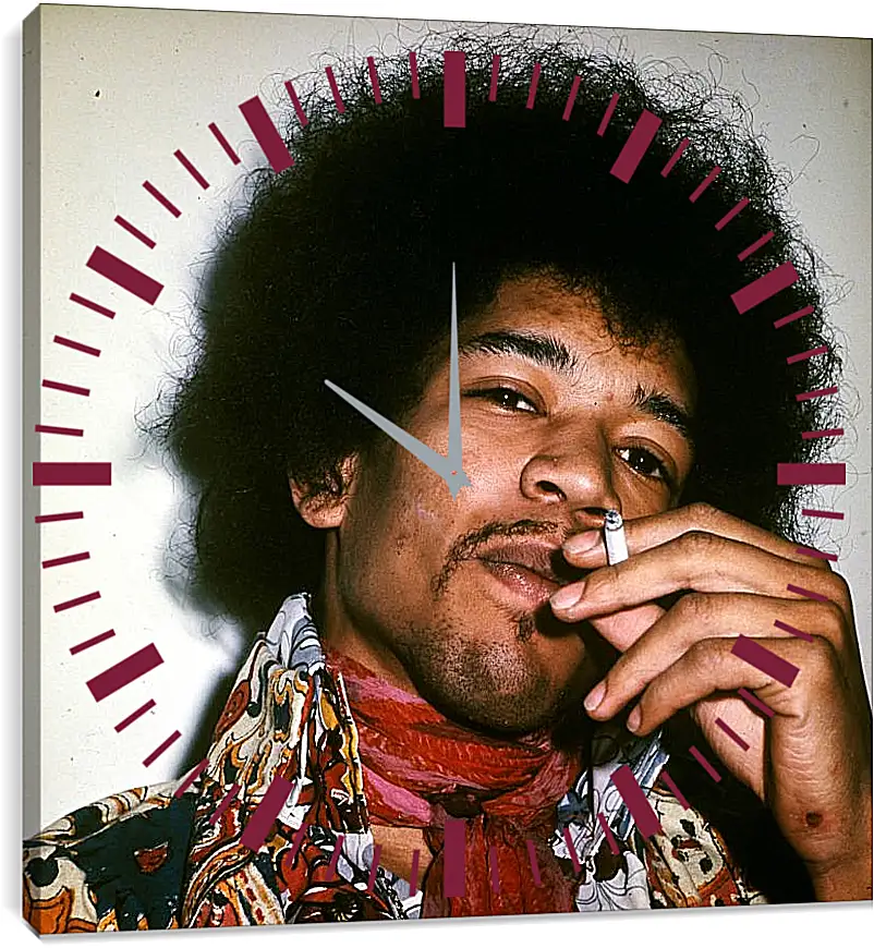 Часы картина - Джими Хендрикс. Jimi Hendrix