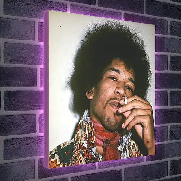 Лайтбокс световая панель - Джими Хендрикс. Jimi Hendrix