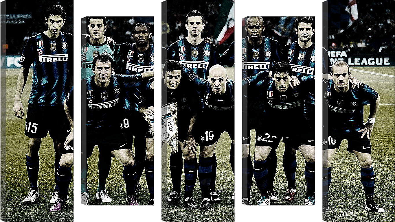 Модульная картина - Фото перед матчем ФК Интер