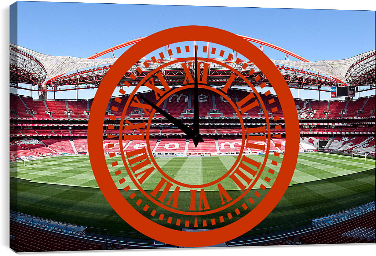 Часы картина - Внутри стадиона