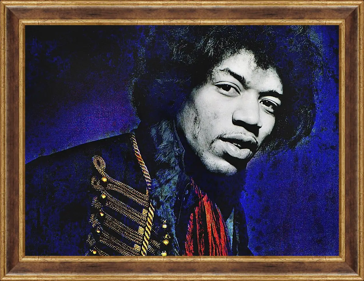 Картина в раме - Джими Хендрикс. Jimi Hendrix