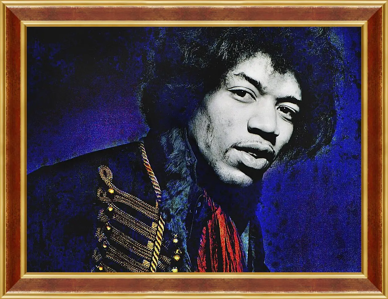 Картина в раме - Джими Хендрикс. Jimi Hendrix