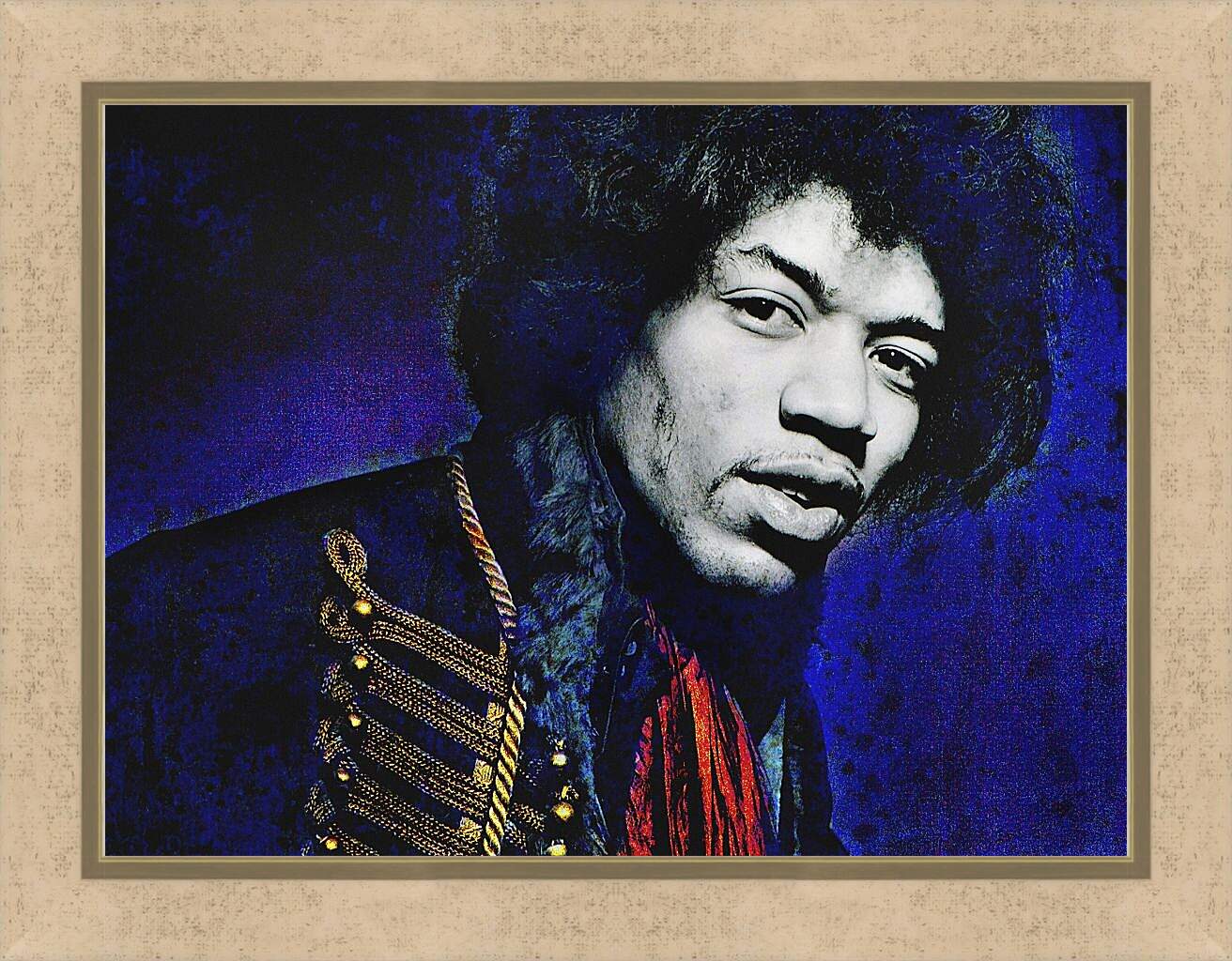 Картина в раме - Джими Хендрикс. Jimi Hendrix