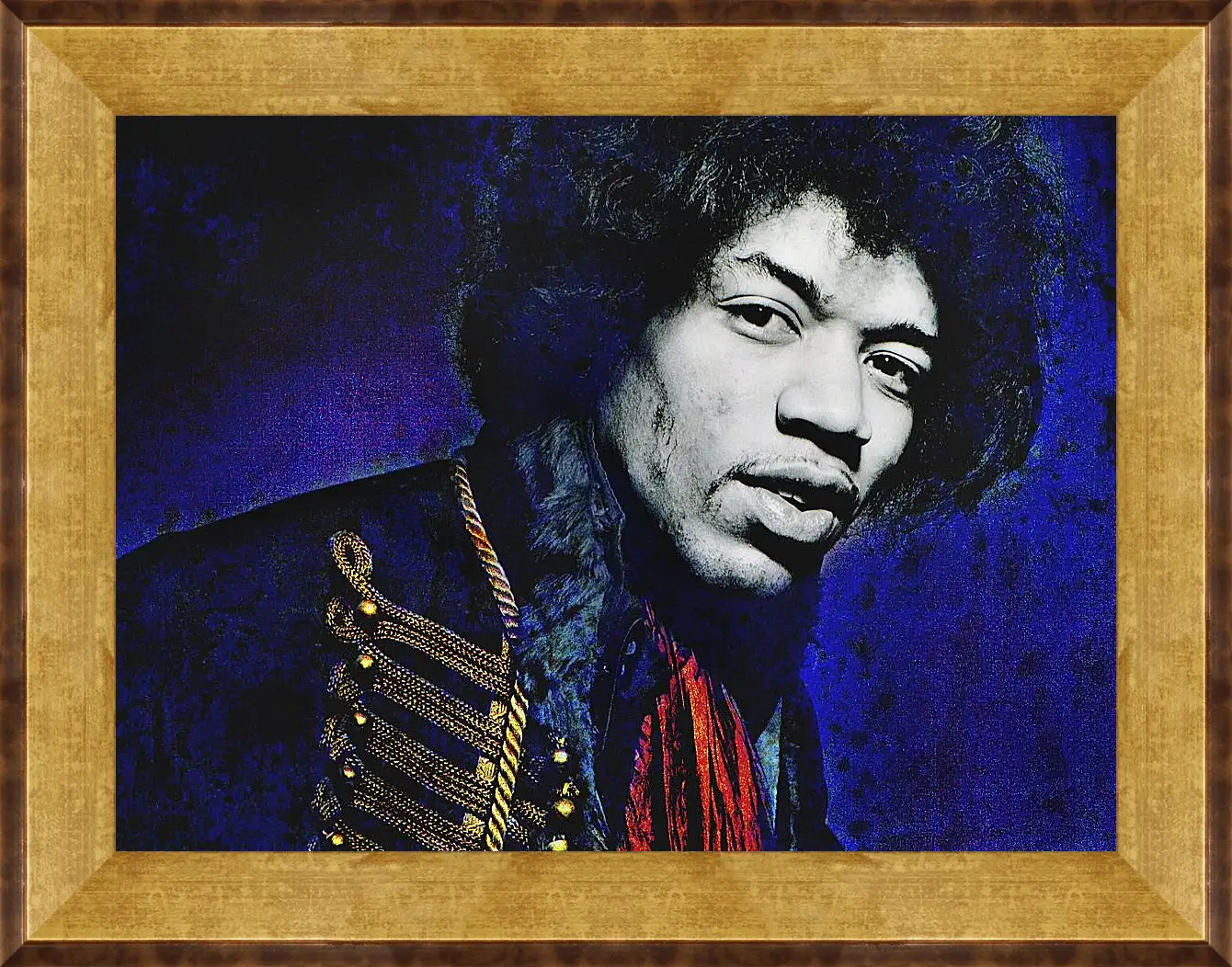 Картина в раме - Джими Хендрикс. Jimi Hendrix