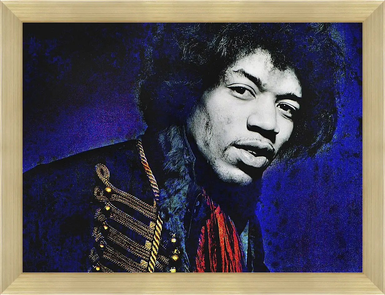 Картина в раме - Джими Хендрикс. Jimi Hendrix