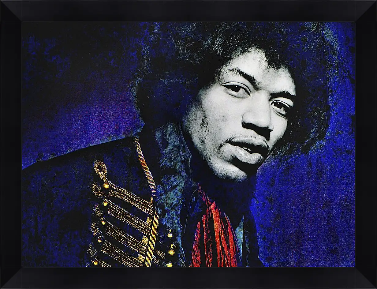 Картина в раме - Джими Хендрикс. Jimi Hendrix