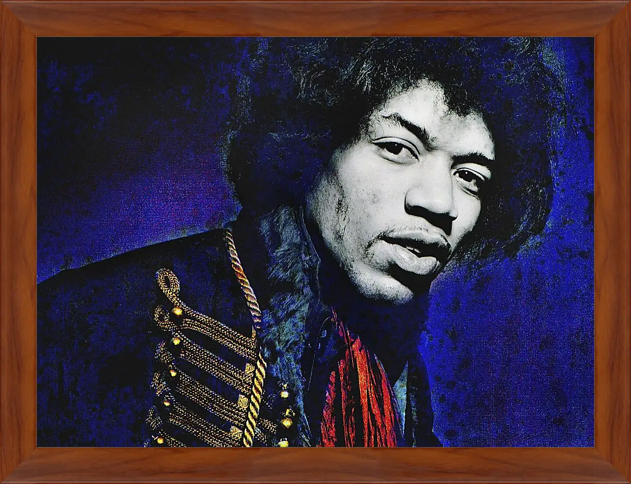 Картина в раме - Джими Хендрикс. Jimi Hendrix