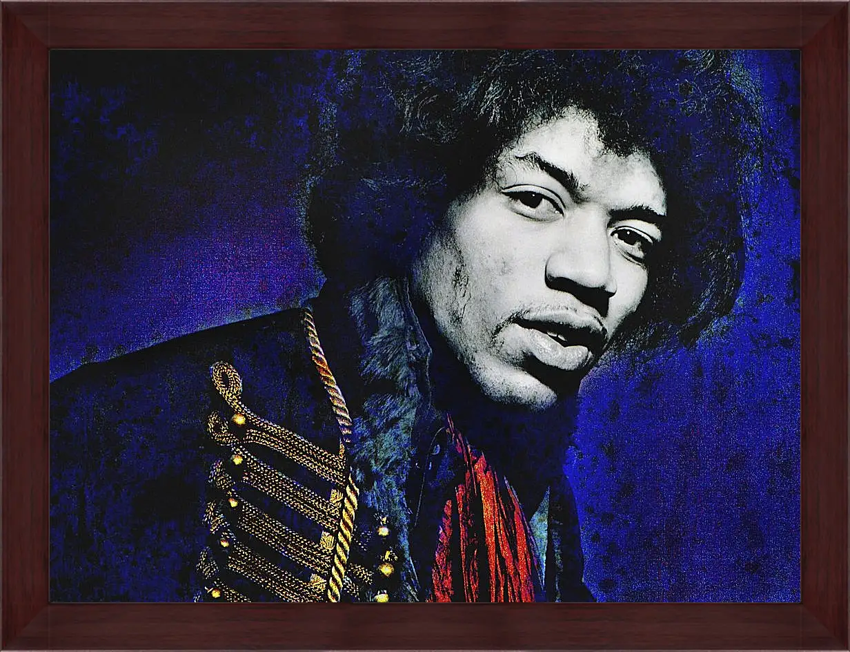 Картина в раме - Джими Хендрикс. Jimi Hendrix