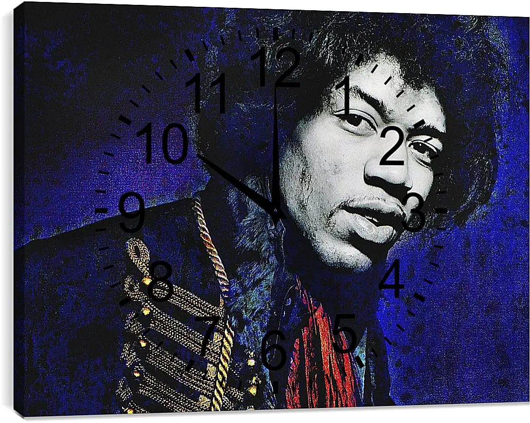 Часы картина - Джими Хендрикс. Jimi Hendrix