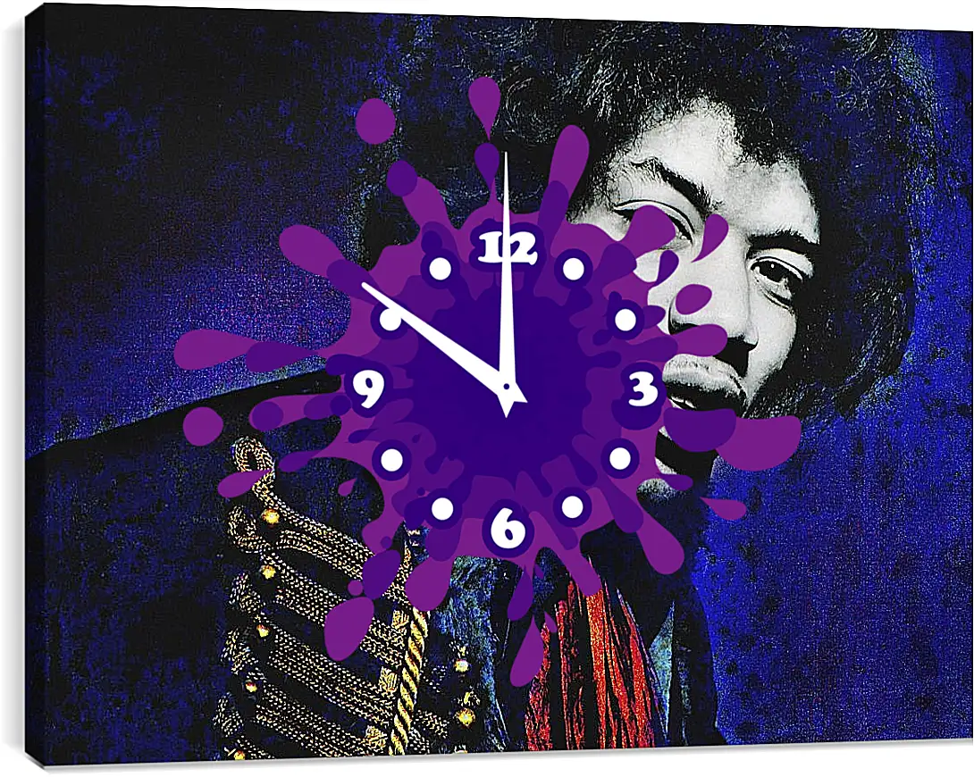 Часы картина - Джими Хендрикс. Jimi Hendrix