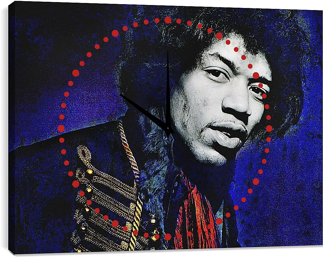 Часы картина - Джими Хендрикс. Jimi Hendrix