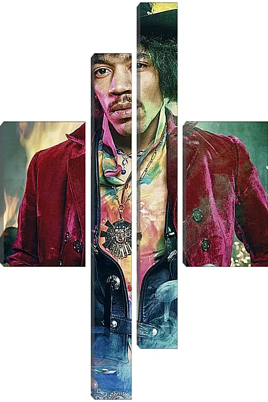 Модульная картина - Джими Хендрикс. Jimi Hendrix