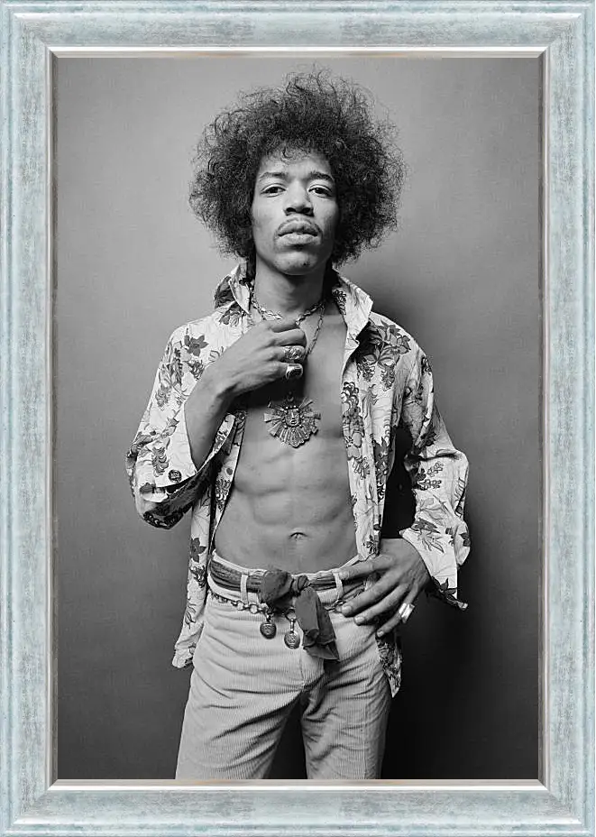 Картина в раме - Джими Хендрикс. Jimi Hendrix