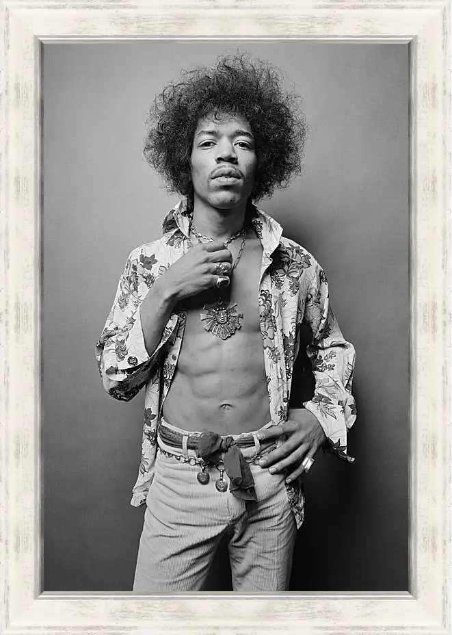 Картина в раме - Джими Хендрикс. Jimi Hendrix