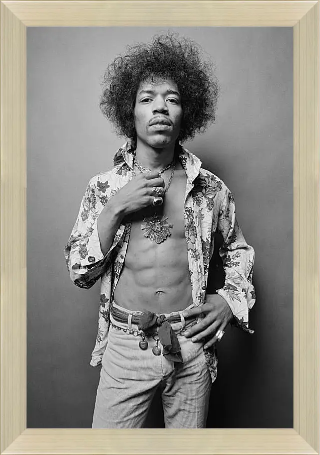 Картина в раме - Джими Хендрикс. Jimi Hendrix