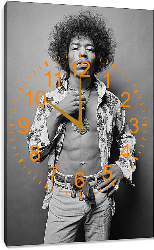 Часы картина - Джими Хендрикс. Jimi Hendrix